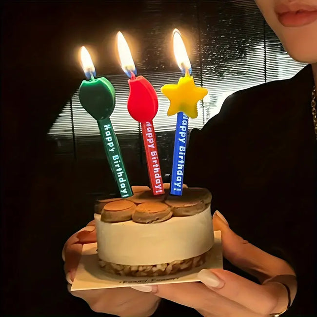 3pcs  Happy Birthday Candle (MB116)