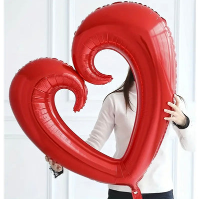 Red Heart-Shaped Balloon (MB84)