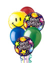 Joyful Birthday Smiles Bouquet (FGB377) - Flowers Gifts and Balloons