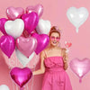 Charming Pink Heart Balloons Bouquet (MB3)