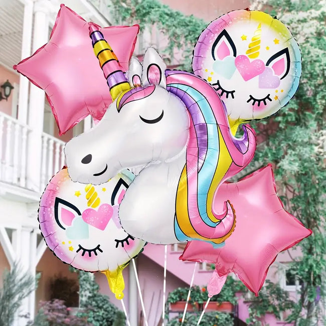 Unicorn Head Balloon Set (MB4)