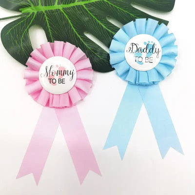 2pcs, Mommy To Be Badge Dad To Be Badge (MB117)